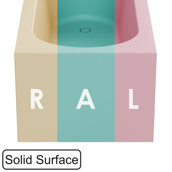 Экран торцевой WHITECROSS (RAL мат) иск. камень