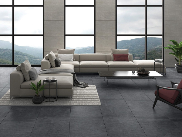 Керамогранит AOSW NA1G Samanta Dark Gray Rectified 59.4x59.4 от Goldis Tile (Иран)