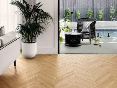 Керамогранит Oltre Chevron White (MA8R) 11x54 от Ragno (Италия)