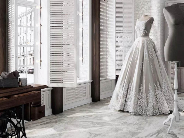 Керамогранит Альбино DL013300R серый обрезной 119.5x119.5 от Kerama Marazzi (Россия)