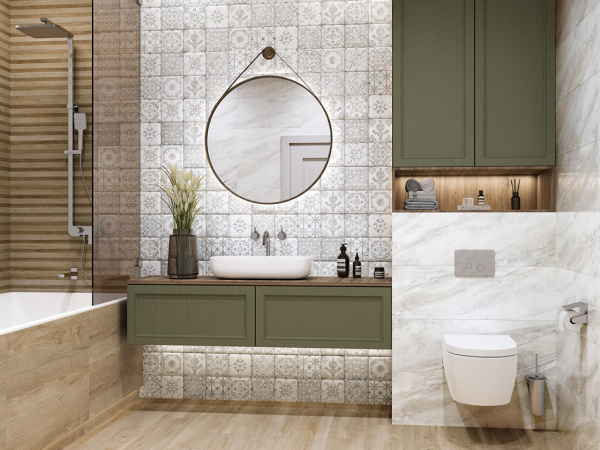 Настенная плитка Maiolica Light (WT93LCA00) 30x90x10.5 от Delacora (Россия)