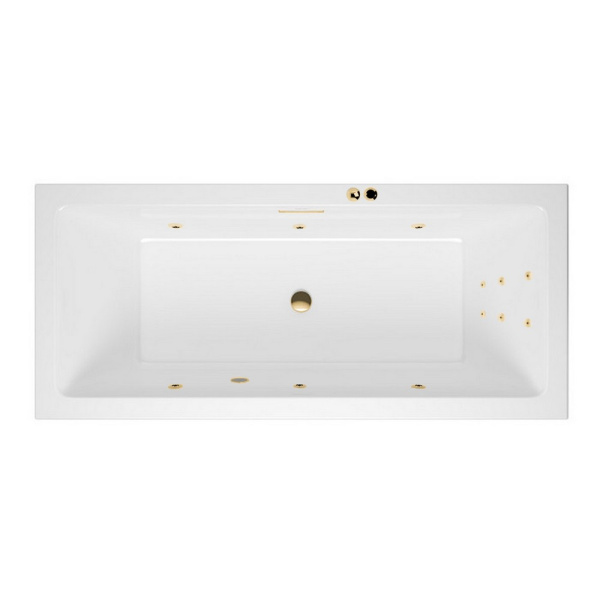 Ванна EXCELLENT Heaven Slim 170x75 "LINE" (золото)