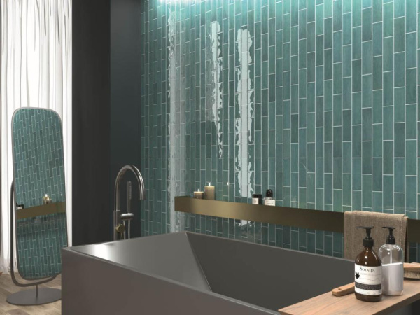 Керамогранит настенный ARTISAN GREEN 5x15 от Monopole (Испания)