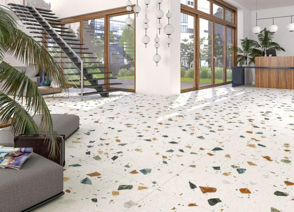 Керамогранит STRACCIATELLA MISCELA-R NACAR POLISHED (ARC_STR_MN_POL) 79.3x79.3 от Arcana Ceramica (Испания)