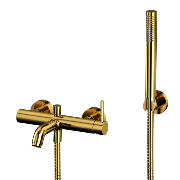 Смеситель для ванны с душевым комплектом WHITECROSS Y Y1231GL (золото)