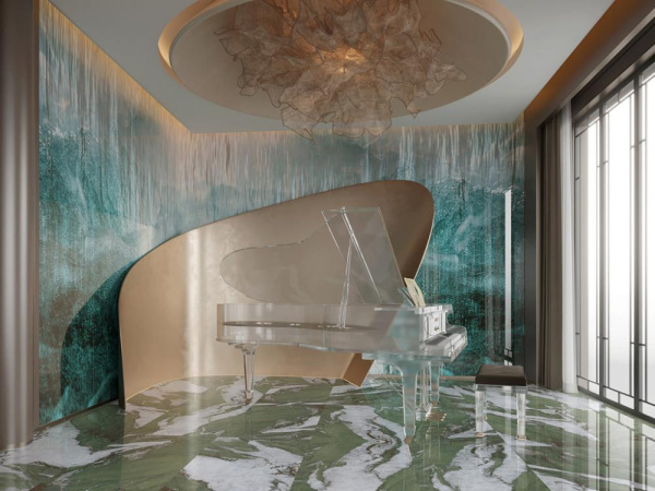 Керамогранит Jungle stone full body polished (multicolor) (BHW-0046) 60x120x0.8 от Basconi Home (Китай)