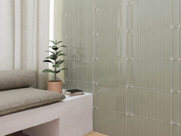 Настенная плитка AQUARELLE GREIGE (129082) 7.5x30 от WOW (Испания)