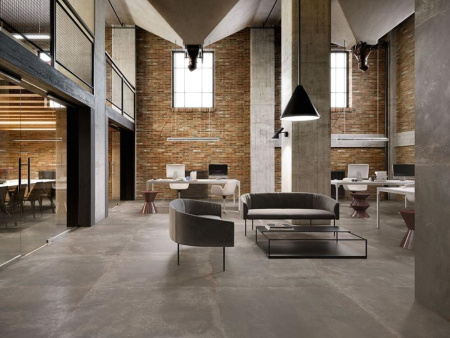 Керамогранит Oxidart Black 90 90x90 от Sant Agostino (Италия)