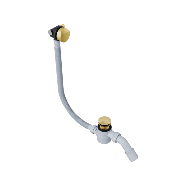 Слив-перелив с наполнением EXCELLENT Hover 60/80/100 см (матовое золото)