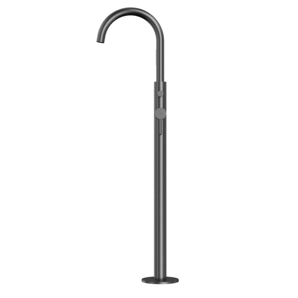 Смеситель для ванны отдельностоящий WHITECROSS Y Y1233GM (оружейная сталь)