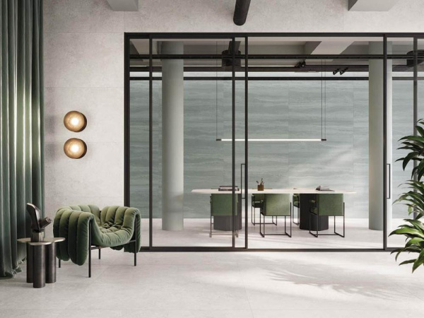 Керамогранит DOUBLE CANNET? WHITE NAT. RETT. 3D TECH (0015189) 60x120 от Flaviker (Италия)