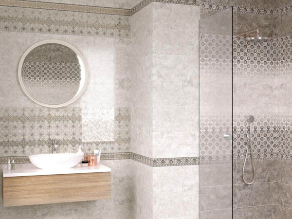 Бордюр Veliente (BWU54VLN004) 8x50x7.5 от Alma Ceramica (Россия)