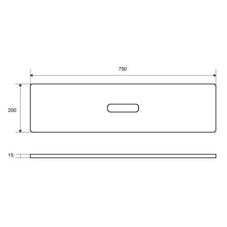 Полка на ванну EXCELLENT ZEN