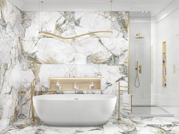 Керамогранит Skyros Gold полированный (6060SKY21P) 60x60 от LCM (Индия)