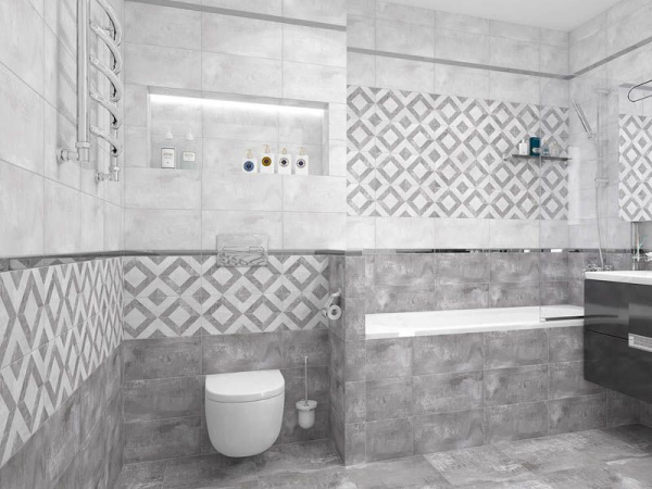 Декор Troffi Rigel 08-03-01-1338 белый 20x40 от Laparet