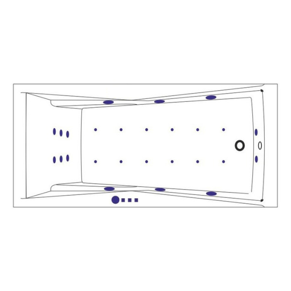 Ванна WHITECROSS Palace 180x80 "ULTRA" (белый)