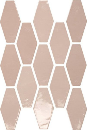 Настенная плитка HARLEQUIN PINK 10x20 от APE Ceramica (Испания)