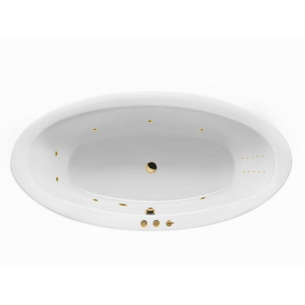 Ванна EXCELLENT Lumina 190x95 "SMART NANO" (золото)