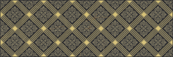 Royal Декор чёрный 20х60