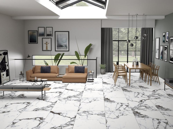 Керамогранит Blanco Tranco carving (CR103) 60x60 от Primavera (Индия)