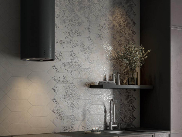 Декор Каламита серый матовый (TOB005) 9.8x9.8x0.69 от Kerama Marazzi (Россия)