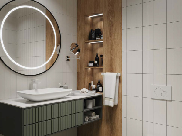 Настенная плитка FABIA DARK GREEN (отгрузка кратно уп.) 7.5x30 от SmileTile (Индия)