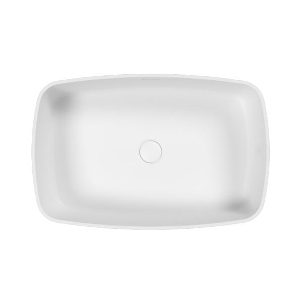 Умывальник WHITECROSS Jasper 58x38 (белый мат) иск. камень