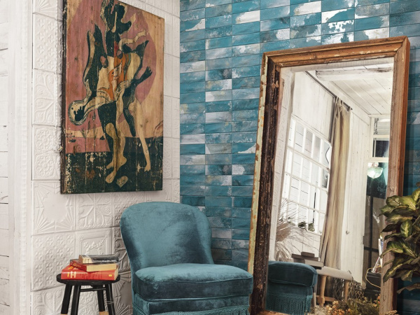 Настенная плитка FS TRADITION BRICK Blue (30898) 20x40 от Francisco Segarra (Испания)