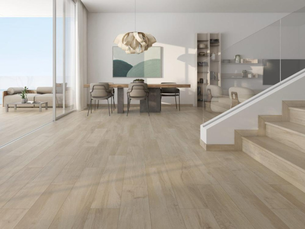 Керамогранит Rodeno Liso Haya 20x120 от Gres de Aragon (Испания)