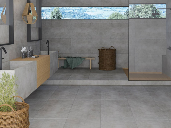 Керамогранит A0UU NA0A Cemento Gray Rectified 59.7x119.8 от Goldis Tile (Иран)