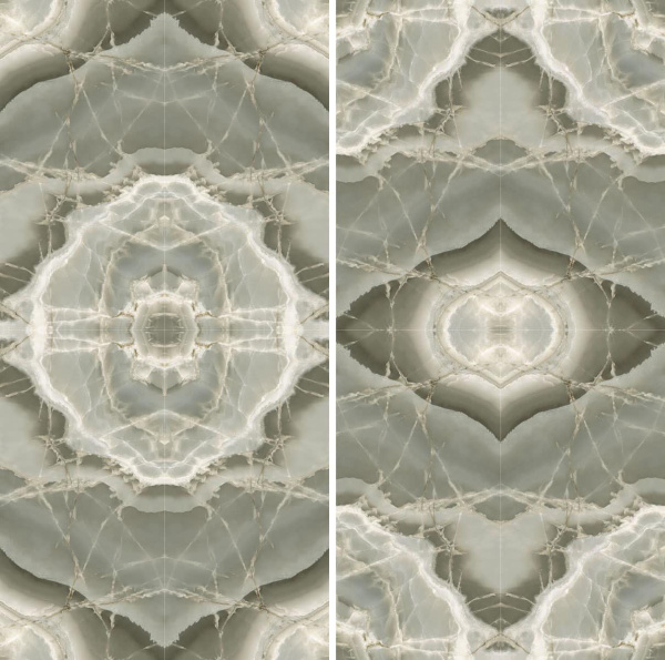 Панно Jade Malachite Book Match Lev. (81846) (из 4 шт ) 120x240 от Cerdomus (Италия)