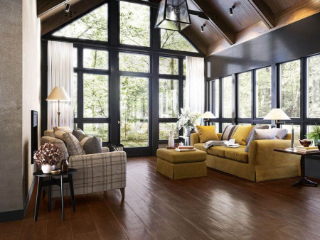 Керамогранит LAKEWOOD BURNT 20x120 от Sant Agostino (Италия)