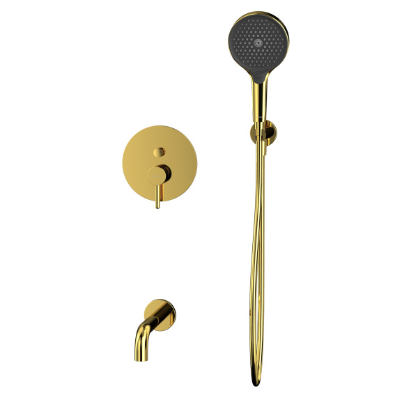 Система для ванны скрытого монтажа WHITECROSS Y YSET06TOPGL (золото)