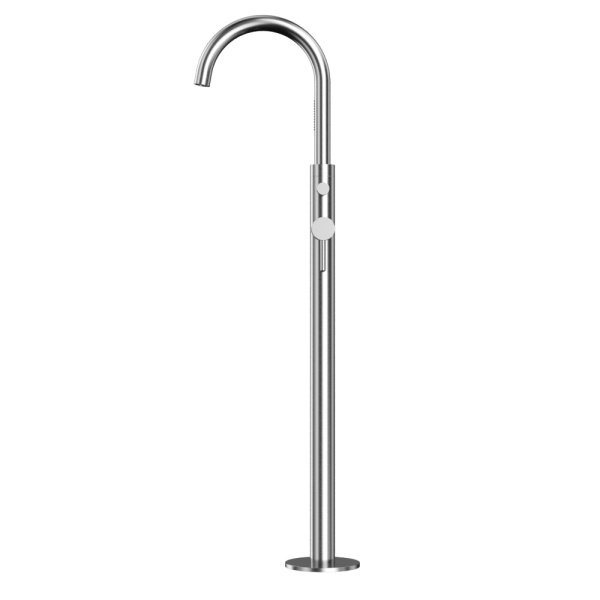 Смеситель для ванны отдельностоящий WHITECROSS Y Y1233NIB (брашированный никель)