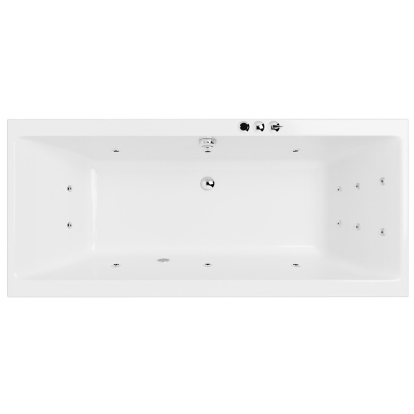 Ванна EXCELLENT Pryzmat 170x75 "SMART" (хром)