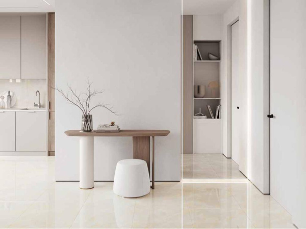 Керамогранит Onyx Magian кремовый Полированный 60x120 от Ceradim (Индия)