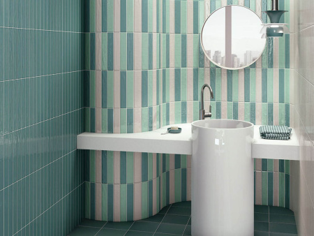 Настенная плитка Sidney Aqua (PT03718) 5x30 от Mainzu (Испания)