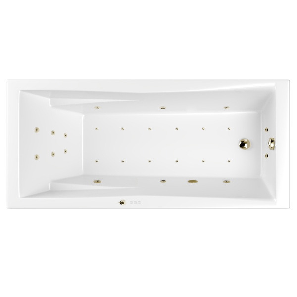 Ванна WHITECROSS Palace 180x80 "ULTRA" (бронза)