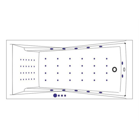 Ванна WHITECROSS Palace 180x80 "NANO" (золото)