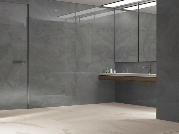 Керамогранит ATLANTIS ANTHRACITE Rectified Parlak Nano 120 60x120 от Kutahya (Турция)