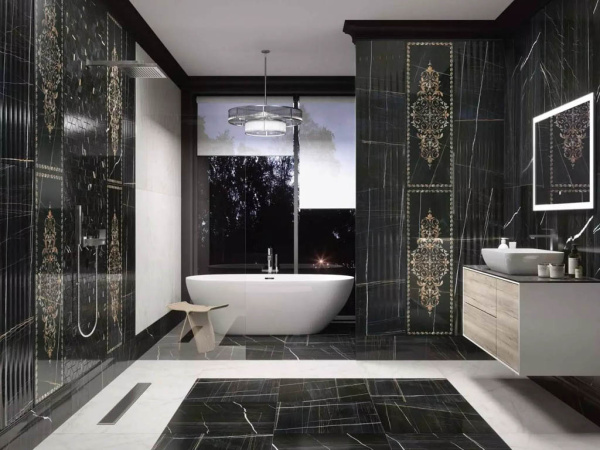 Бордюр Багет Греппи BLF001R белый 7.3x40 от Kerama Marazzi (Россия)