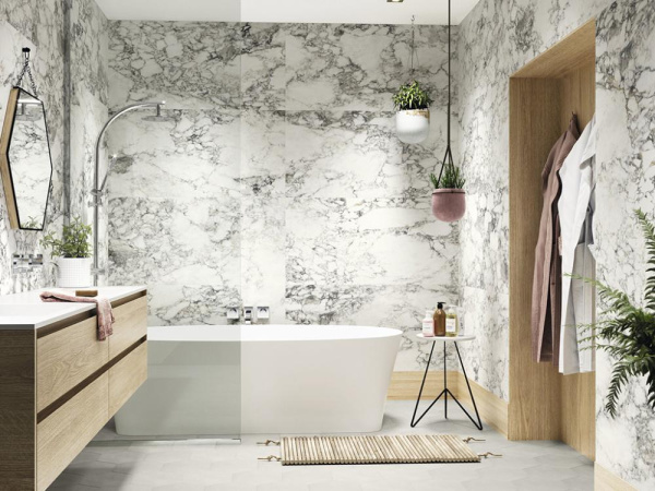 Керамогранит настенный VOLTERRA STAVRO WHITE MATT RECT (A041126) 60x120 от APE Ceramica (Испания)