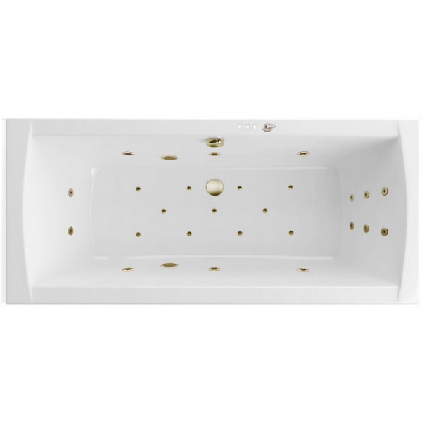 Ванна EXCELLENT Aquaria Lux 180x80 "ULTRA" (бронза)