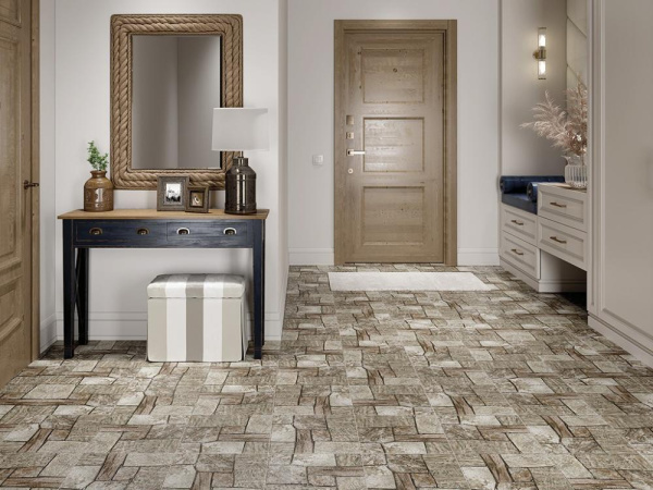 Напольная плитка Exterio бежевая (16433) 29.8x29.8 от Cersanit (Россия)