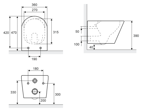 Унитаз подвесной EXCELLENT Joker Flash Rim