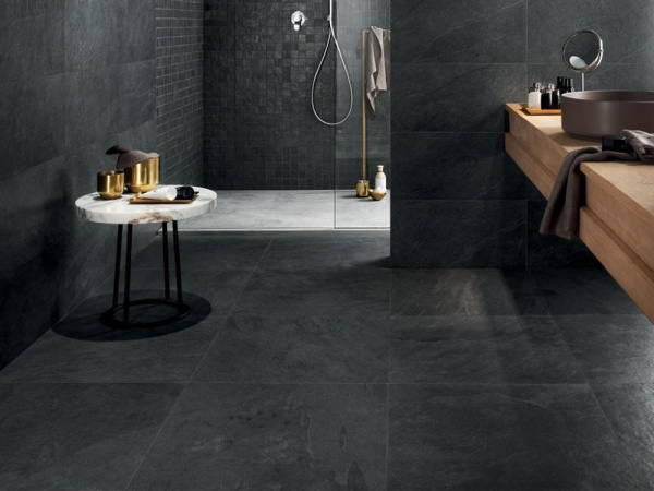 Керамогранит WATERFALL Dark Flow Nat. Rett (LGXWF00) 60x120x9.5 от LEA Ceramiche (Италия)