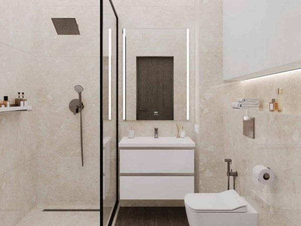 Керамогранит Mramor Purple Beige бежевый Полированный 60x120 от Ceradim (Индия)