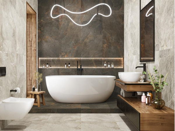 Керамогранит Stoncrete Gray лаппатированный (D120226L) 60x120x0.95 от Delacora (Россия)