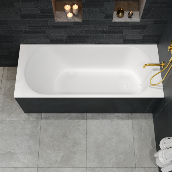 Ванна WHITECROSS Gin 170x70 (белый мат) иск. камень