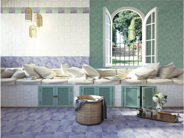 Бордюр PATINE Torelo BLANCO Brillo 2x15 от El Barco (Испания)